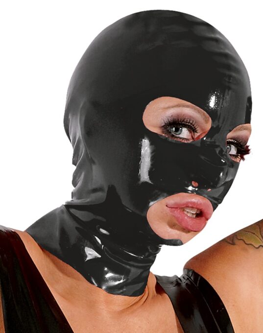 Masca din Latex, Unisex, Negru 1 Masca din Latex, Unisex, Negru