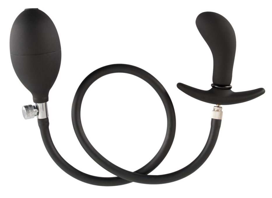Dop Anal Gonflabil, Silicon, Negru 1 Dop Anal Gonflabil, Silicon, Negru