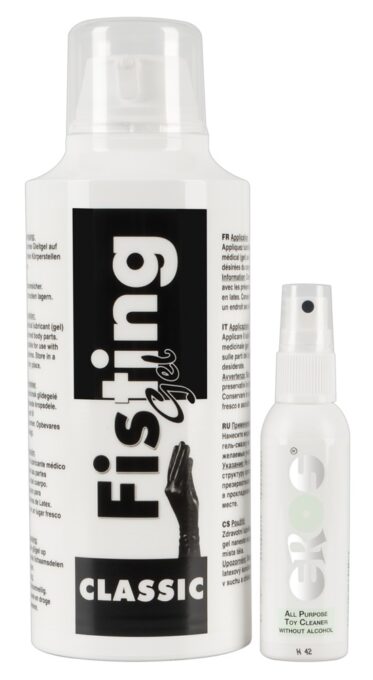 Set Fisting Gel 500 ml si Toy Cleaner Eros 50 ml 1 Set Fisting Gel 500 ml si Toy Cleaner Eros 50 ml