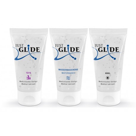 Set Just Glide pe Baza de Apa 3x50 ml 1 Set Just Glide pe Baza de Apa 3x50 ml