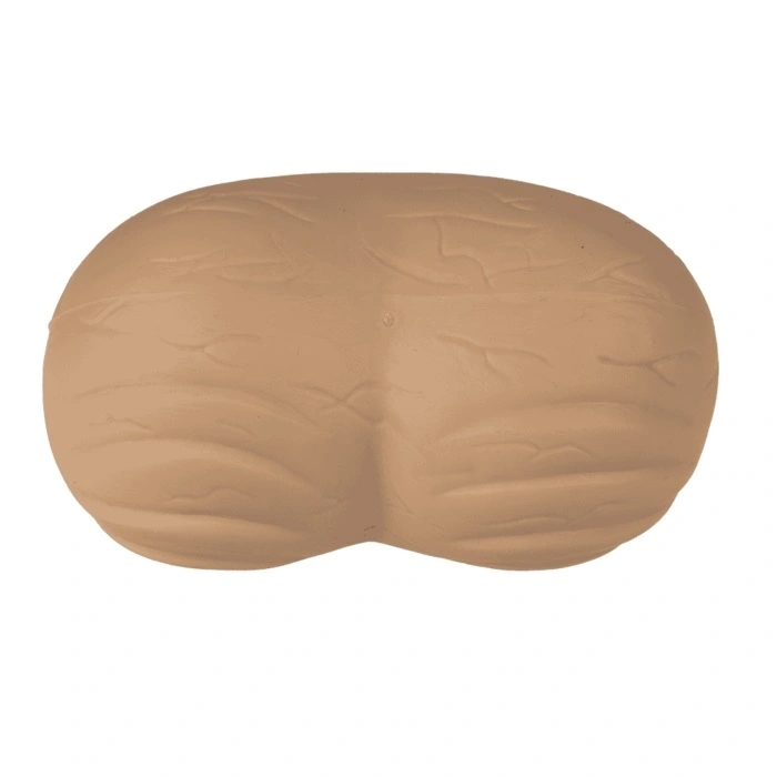 Minge Antistres in Forma de Testicule, Bej, 8 cm 1 Minge Antistres in Forma de Testicule, Bej, 8 cm