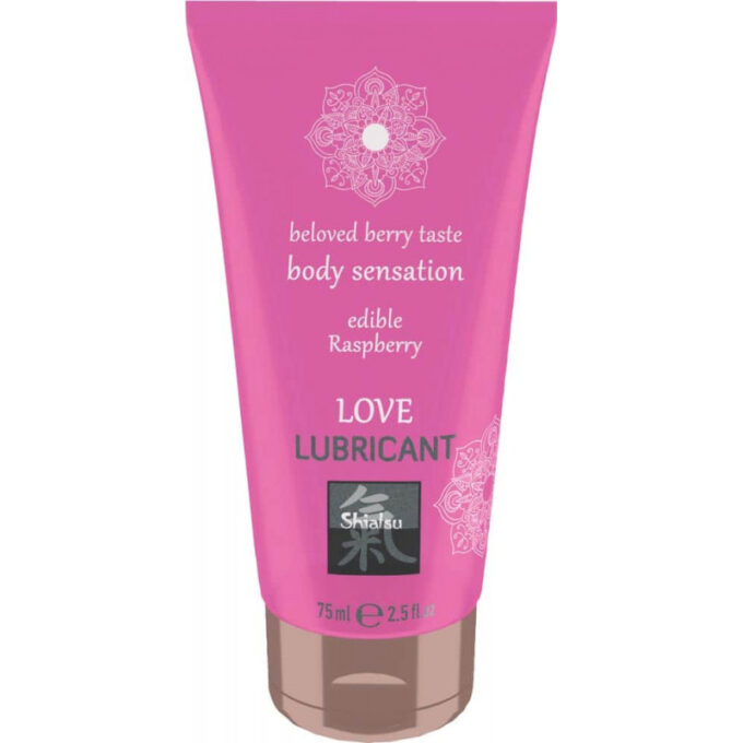 Lubrifiant Love Edible Raspberry 75 ml 1 Lubrifiant Love Edible Raspberry 75 ml
