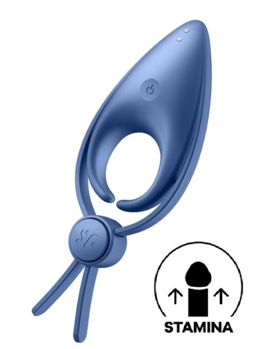 Inel Dublu de Penis Sniper 12 Moduri Vibratii Silicon Albastru USB 1 Inel Dublu de Penis Sniper 12 Moduri Vibratii Silicon Albastru USB