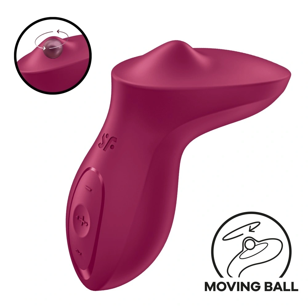Stimulator Exciterrr, 10 Moduri Vibratii, 13 Moduri de Miscare Bila, Silicon, USB, Burgundy 1 Stimulator Exciterrr, 10 Moduri Vibratii, 13 Moduri de Miscare Bila, Silicon, USB, Burgundy