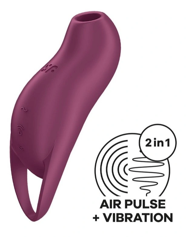 Stimulator Clitoris Satisfyer Pocket Pro 1, Air Pulse&Vibration, Silicon, IPX7, USB, Mov 1 Stimulator Clitoris Satisfyer Pocket Pro 1, Air Pulse&Vibration, Silicon, IPX7, USB, Mov