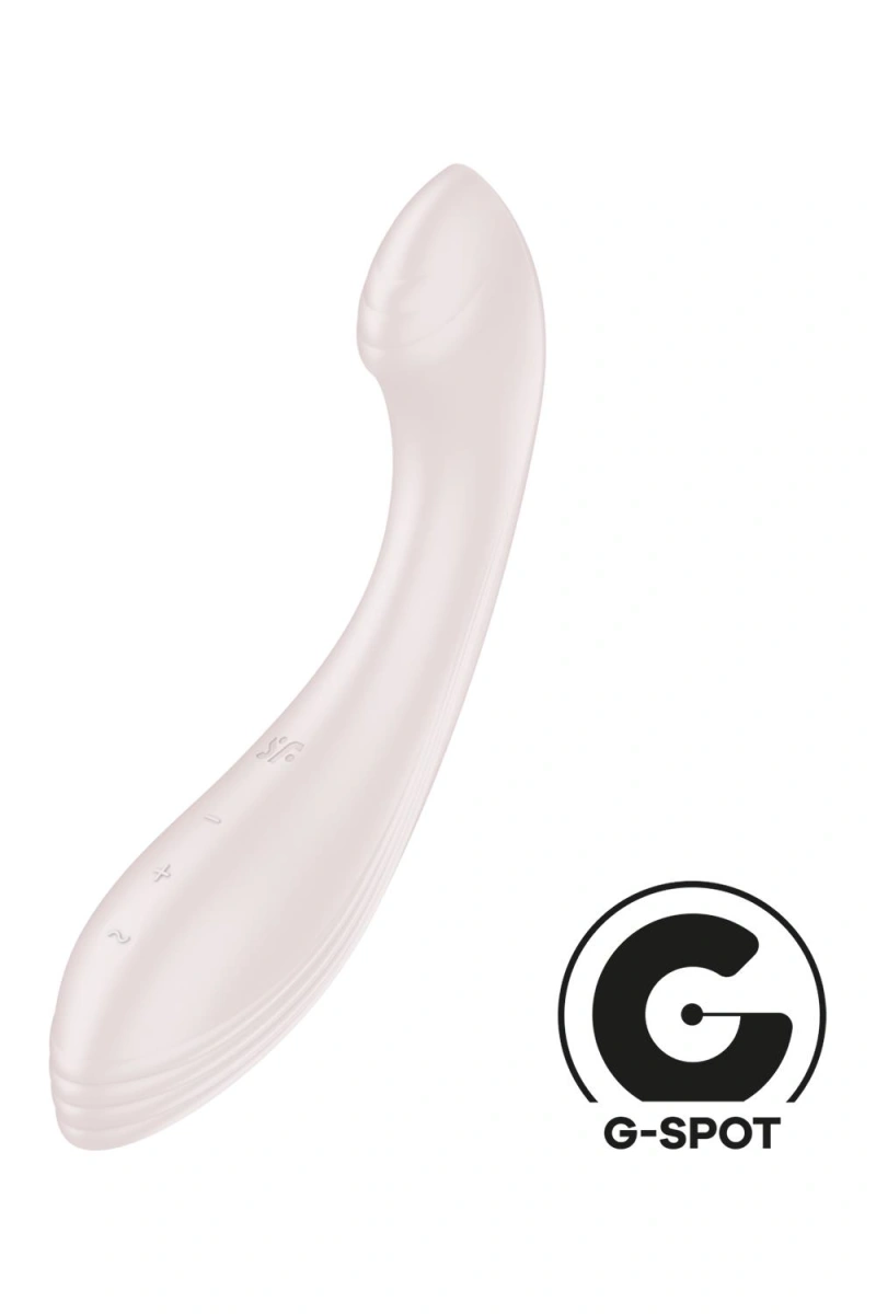 Vibrator G-Force, Punctul G, 50 Programe Vibratii, Silicon, USB, Bej, 21 cm 1 Vibrator G-Force, Punctul G, 50 Programe Vibratii, Silicon, USB, Bej, 21 cm