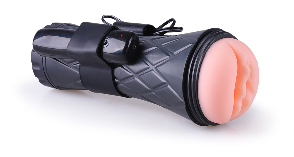 Masturbator cu Vibratii Passion Cup Pocket Pussy, TPE, Natural, 23.5 cm 1 Masturbator cu Vibratii Passion Cup Pocket Pussy, TPE, Natural, 23.5 cm