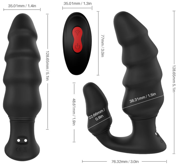 Vibrator Dublu Flint, Remote Control, 9 Moduri Vibratii, USB, Negru, 12.9 cm, Passion Labs 1 Vibrator Dublu Flint, Remote Control, 9 Moduri Vibratii, USB, Negru, 12.9 cm, Passion Labs