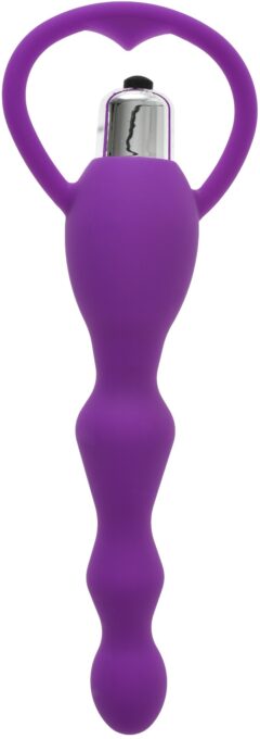Bile Anale Silkey 10 Moduri Vibratii Silicon Purple 17 cm Guilty Toys