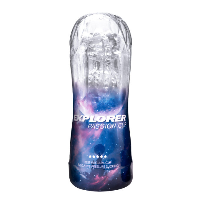 Masturbator Explorer Passion Cup TPE Transparent 1 Masturbator Explorer Passion Cup TPE Transparent