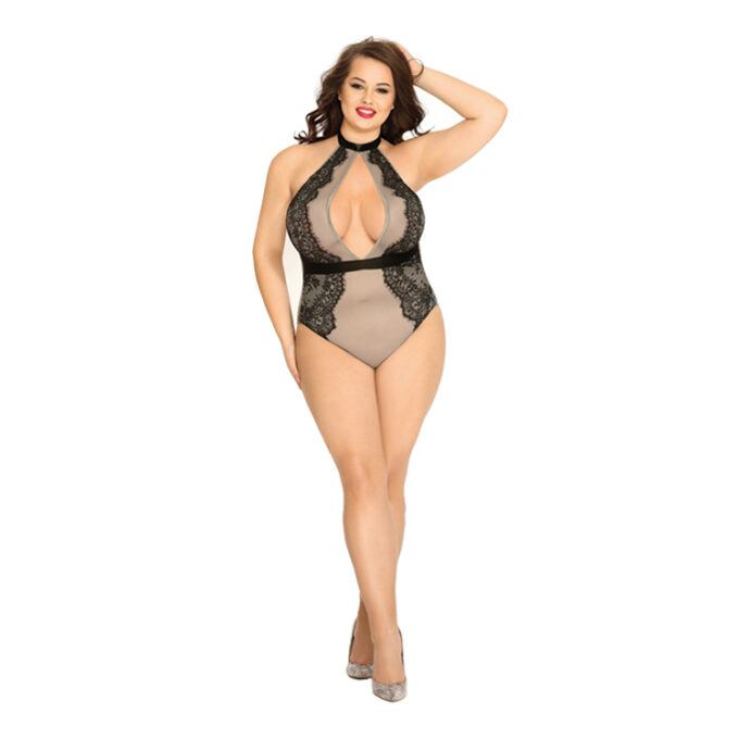 Body Tanya Gri/Negru XL/XXL 1 Body Tanya Gri/Negru XL/XXL