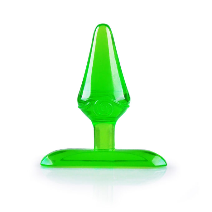 Dop Anal Mini Pleasure, Verde, 6.5 cm, Mokko Toys 1 Dop Anal Mini Pleasure, Verde, 6.5 cm, Mokko Toys