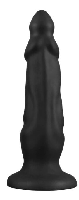 Dildo Lost cu Ventuza, Silicon Lichid, Negru, 23 cm, Passion Labs 1 Dildo Lost cu Ventuza, Silicon Lichid, Negru, 23 cm, Passion Labs