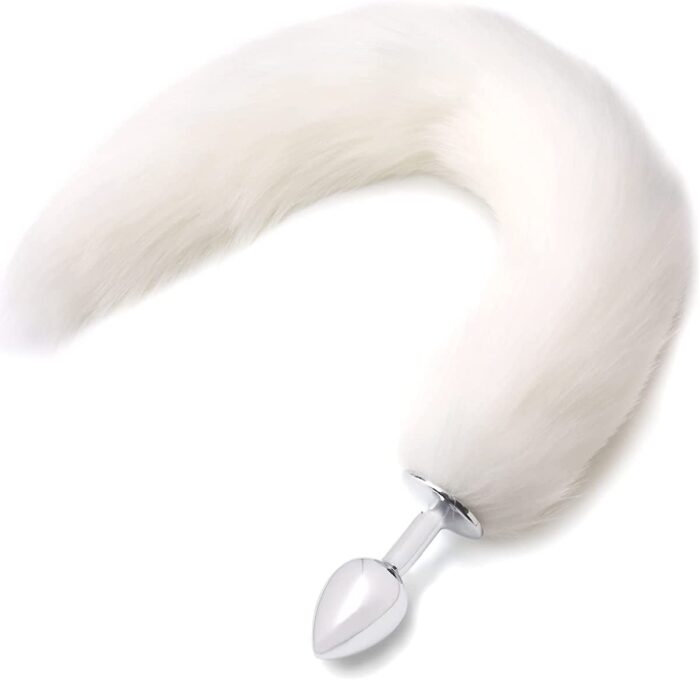 Dop Anal Small cu Coada Lunga Long Tail Plug, Alb, Passion Labs, Mystery 1 Dop Anal Small cu Coada Lunga Long Tail Plug, Alb, Passion Labs, Mystery