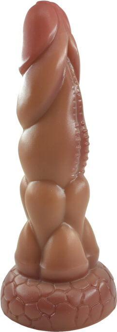 Dildo No.13 Fantasy Beasts, Silicon Lichid, Maro, 21 cm 1 Dildo No.13 Fantasy Beasts, Silicon Lichid, Maro, 21 cm