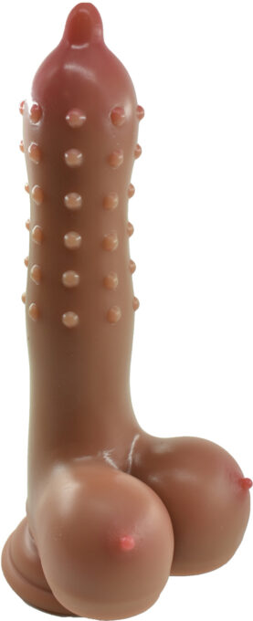 Dildo No.25 Fantasy Beasts, Silicon Lichid, Maro, 21 cm 1 Dildo No.25 Fantasy Beasts, Silicon Lichid, Maro, 21 cm