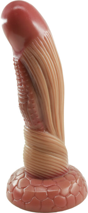 Dildo No.10 Fantasy Beasts, Silicon Lichid, Maro, 22 cm 1 Dildo No.10 Fantasy Beasts, Silicon Lichid, Maro, 22 cm