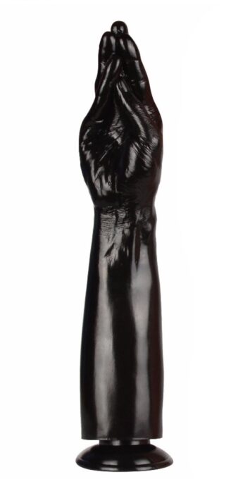 Dildo Fisting Naughty Hand, PVC, Negru, 38.5 cm 1 Dildo Fisting Naughty Hand, PVC, Negru, 38.5 cm