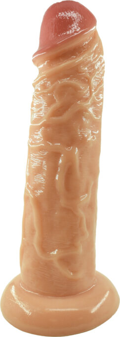 Dildo Realist Terry cu Ventuza, PVC, Natural, 24 cm, Mokko Toys 1 Dildo Realist Terry cu Ventuza, PVC, Natural, 24 cm, Mokko Toys