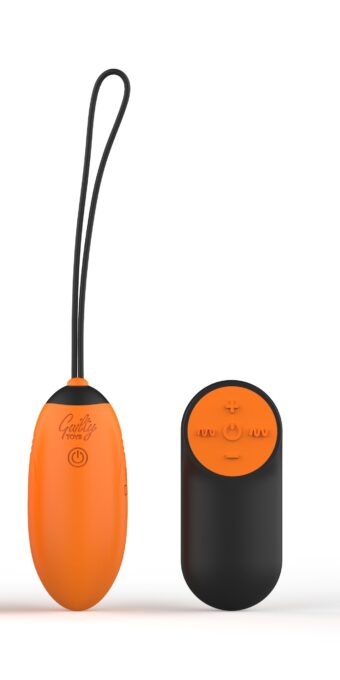Ou Vibrator Venus, 7 Moduri Vibratii, 4 Intensitati, Silicon, USB, Remote Control, Portocaliu/Negru, Guilty Toys, Cosmic Love 1 Ou Vibrator Venus, 7 Moduri Vibratii, 4 Intensitati, Silicon, USB, Remote Control, Portocaliu/Negru, Guilty Toys, Cosmic Love