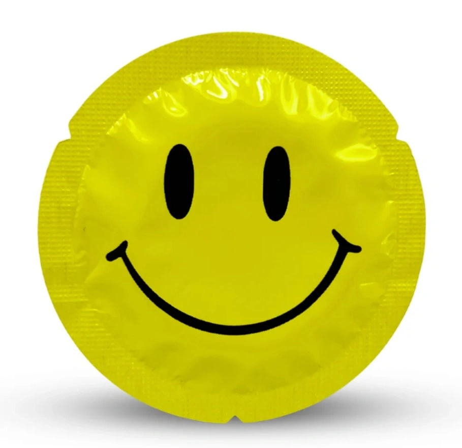 Set 12 buc Prezervative Latex Smiley Face