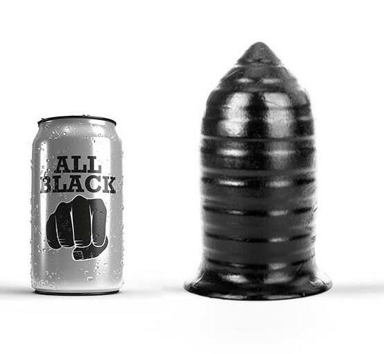 Dop Anal All My Pleasure, PVC, Negru, 17.5 cm 1 Dop Anal All My Pleasure, PVC, Negru, 17.5 cm