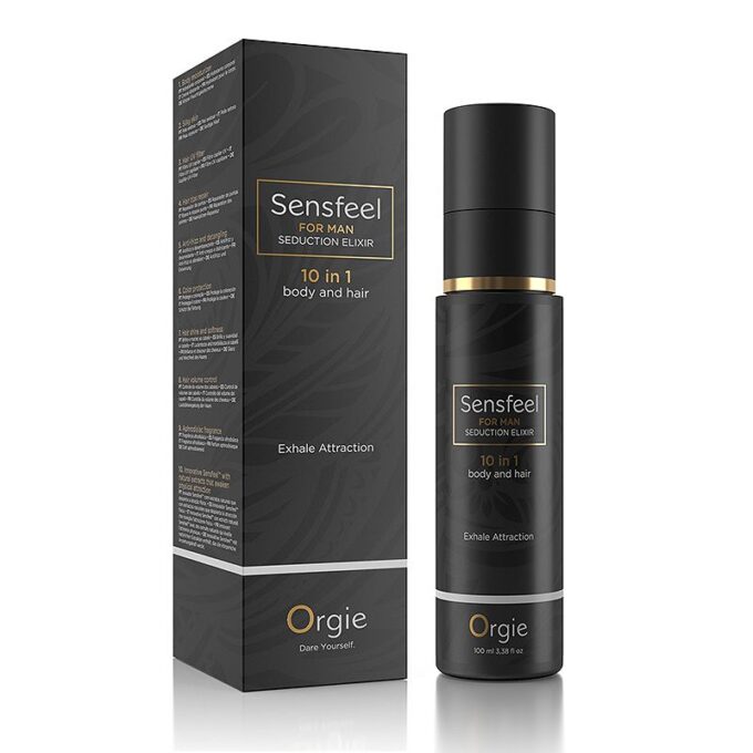 Lotiune 10 in 1 Sensfeel Seduction Elixir pentru Barbati Corp si Par 100 ml 1 Lotiune 10 in 1 Sensfeel Seduction Elixir pentru Barbati Corp si Par 100 ml