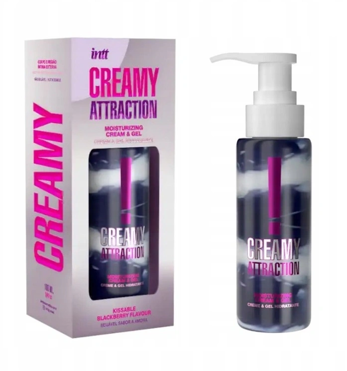 Lotiune 2 in 1 Hidratanta, Crema si Gel, Creamy Attraction, Aroma Mure, 100 ml 1 Lotiune 2 in 1 Hidratanta, Crema si Gel, Creamy Attraction, Aroma Mure, 100 ml