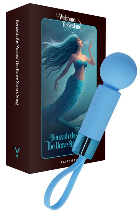 Mini Wand Pearlstasy FairyGasm, 8 Moduri Vibratii, Silicon, USB, IPX7, Albastru, 11 cm 1 Mini Wand Pearlstasy FairyGasm, 8 Moduri Vibratii, Silicon, USB, IPX7, Albastru, 11 cm