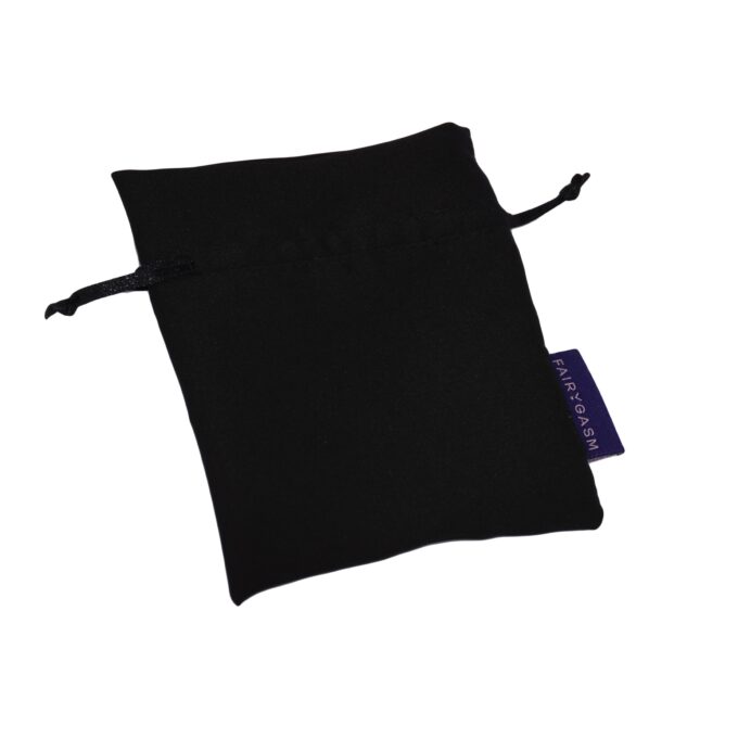 Saculet Satinat pentru Depozitare FairyGasm, Negru, Small, 12x10 cm 1 Saculet Satinat pentru Depozitare FairyGasm, Negru, Small, 12x10 cm