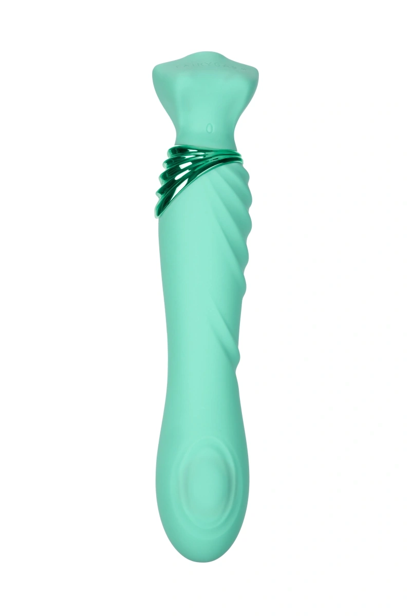 Vibrator Mermaids Extasy FairyGasm, 6 Moduri Vibratii, 6 Moduri Tapare, Silicon, USB, Verde 1 Vibrator Mermaids Extasy FairyGasm, 6 Moduri Vibratii, 6 Moduri Tapare, Silicon, USB, Verde