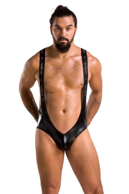 Body Wetlook Bruno, Negru, S/M 1 Body Wetlook Bruno, Negru, S/M