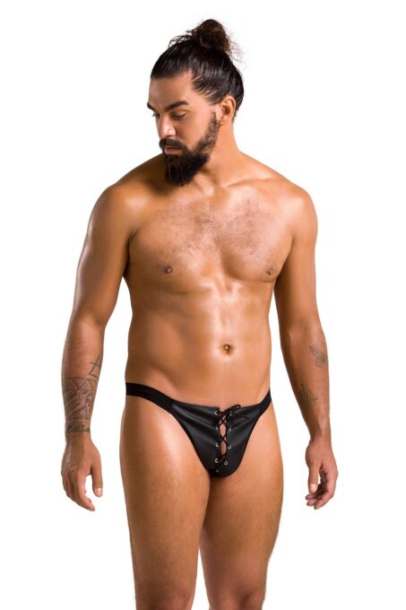Bikini Ben Open Back cu Snur, Negru, XXL/XXXL 1 Bikini Ben Open Back cu Snur, Negru, XXL/XXXL