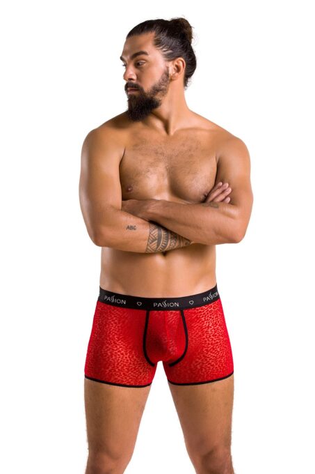 Boxeri Parker Sexy Leopard, Rosu/Negru, L/XL 1 Boxeri Parker Sexy Leopard, Rosu/Negru, L/XL