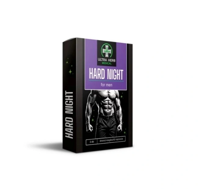 6 Capsule Hard Night pentru Erectie, Potenta, Libidi Crescut