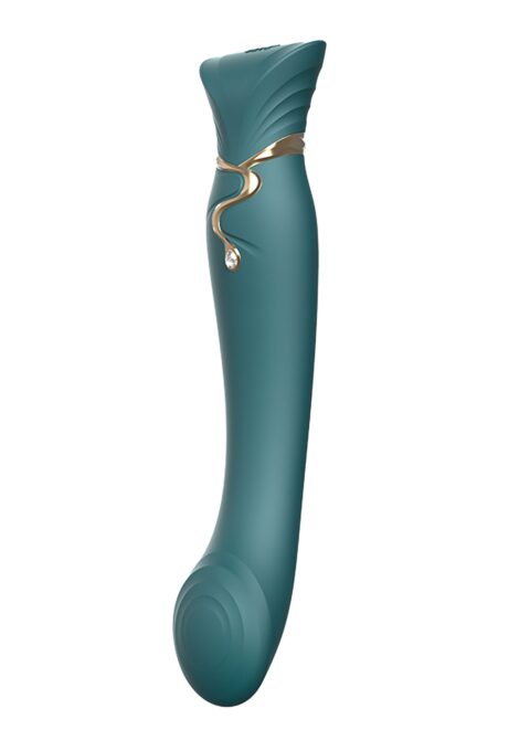 Vibrator Queen G-Spot Puls Wave Green Heating Bluetooth App Control 1 Vibrator Queen G-Spot Puls Wave Green Heating Bluetooth App Control