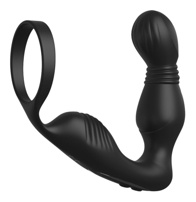 Vibrator Prostata Ass-Gasm Pro, 10+3 Moduri Stimulatoare, Silicon, USB, Negru, 13.3 cm 1 Vibrator Prostata Ass-Gasm Pro, 10+3 Moduri Stimulatoare, Silicon, USB, Negru, 13.3 cm