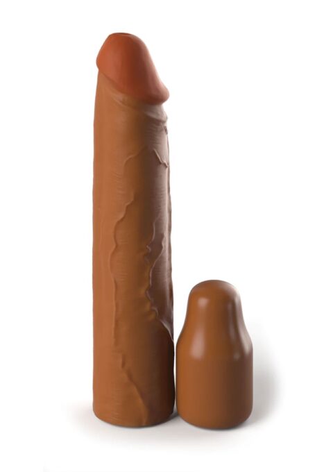 Prelungitor Penis Fantasy X-Tensions Elite, Silicon, Maro, 20.3 cm 1 Prelungitor Penis Fantasy X-Tensions Elite, Silicon, Maro, 20.3 cm