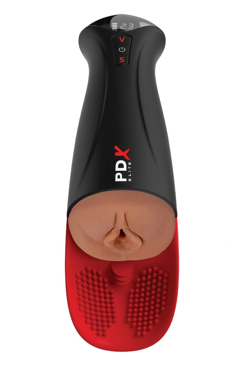 Masturbator Vagin Fuck-O-Matic Pro XL, 5 Moduri Vibratie, 5 Moduri Suctiune, Maro, 35 cm 1 Masturbator Vagin Fuck-O-Matic Pro XL, 5 Moduri Vibratie, 5 Moduri Suctiune, Maro, 35 cm