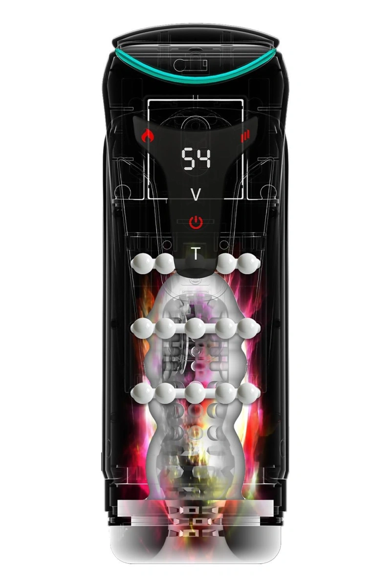 Masturbator Moto-Bator Pro, 5 Moduri Vibratii, 5 Moduri Impingere, 2 Nivele Incalzire, Negru, 26.5 cm 1 Masturbator Moto-Bator Pro, 5 Moduri Vibratii, 5 Moduri Impingere, 2 Nivele Incalzire, Negru, 26.5 cm