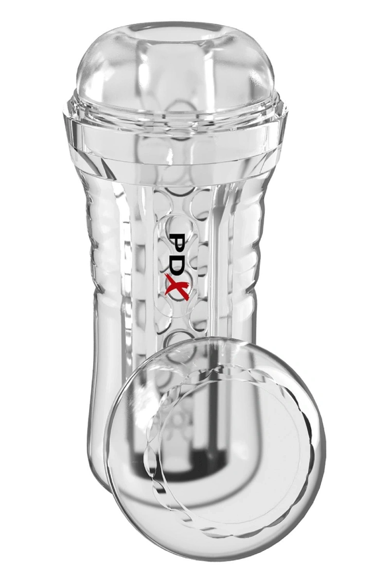 Masturbator ViewTube Plus See-Thru Ez-Grip, Transparent, 21 cm 1 Masturbator ViewTube Plus See-Thru Ez-Grip, Transparent, 21 cm