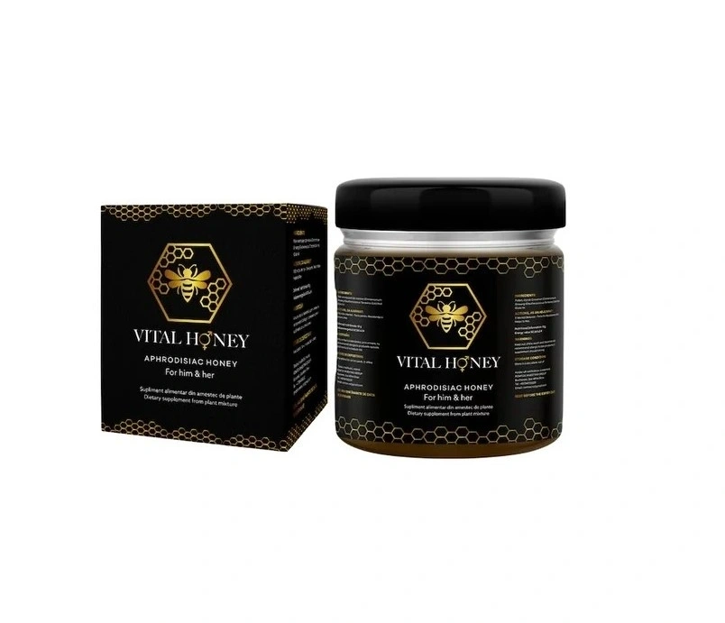 Supliment Alimentar pe Baza de Miere cu Potential Afrodisiac Unisex VITAL Honey, 240 grame