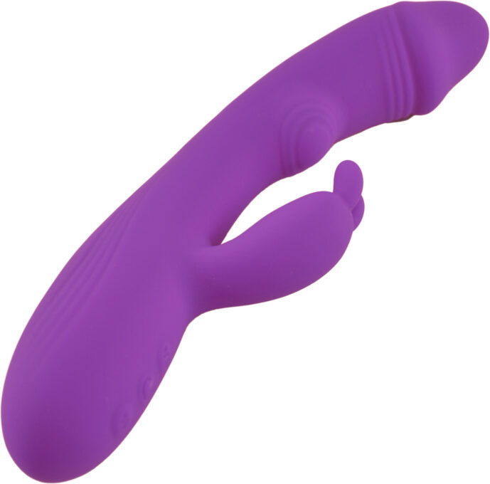 Vibrator Rabbit Fire, 10 Moduri Vibratii, 5 Moduri Pulsatii, Silicon, USB, Mov, 21 cm, Mokko Toys 1 Vibrator Rabbit Fire, 10 Moduri Vibratii, 5 Moduri Pulsatii, Silicon, USB, Mov, 21 cm, Mokko Toys