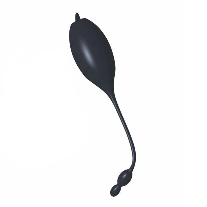 Ou Vibrator Mini Tongue, 10 Moduri Vibratii, Silicon, USB, Negru, Guilty Toys 1 Ou Vibrator Mini Tongue, 10 Moduri Vibratii, Silicon, USB, Negru, Guilty Toys