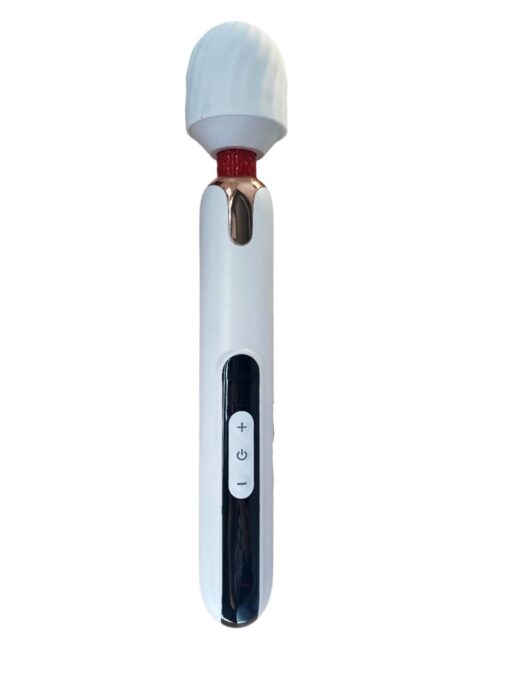 Vibrator Masaj Strong, 10 Moduri Vibratii si 7 Intensitati, Ecran LCD, TPE, Alb, 33 cm, Mokko Toys 1 Vibrator Masaj Strong, 10 Moduri Vibratii si 7 Intensitati, Ecran LCD, TPE, Alb, 33 cm, Mokko Toys