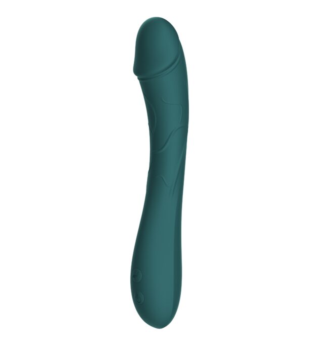 Vibrator Punctul G Thunder, 10 Moduri Vibratii, Silicon, USB, Verde, 21.8 cm, Mokko Toys, Velvet Obsession 1 Vibrator Punctul G Thunder, 10 Moduri Vibratii, Silicon, USB, Verde, 21.8 cm, Mokko Toys, Velvet Obsession