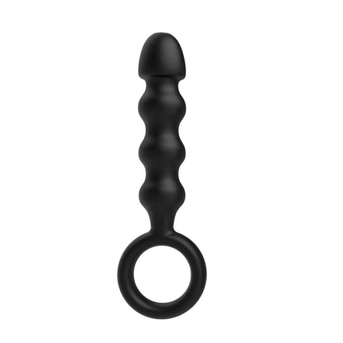 Dop Anal cu Inel Anal Plug Large, Silicon, Negru, 14.5 cm, Passion Labs, Mystery 1 Dop Anal cu Inel Anal Plug Large, Silicon, Negru, 14.5 cm, Passion Labs, Mystery