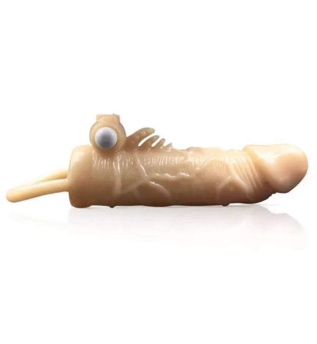 Manson Penis cu Vibratii Fantasy, TPE, Natural, 18.5 cm, Passion Labs 1 Manson Penis cu Vibratii Fantasy, TPE, Natural, 18.5 cm, Passion Labs