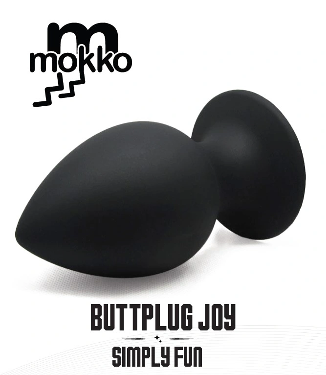 Dop Anal Butplug Joy Small, Silicon, Negru, 8 cm, Mokko Toys 1 Dop Anal Butplug Joy Small, Silicon, Negru, 8 cm, Mokko Toys