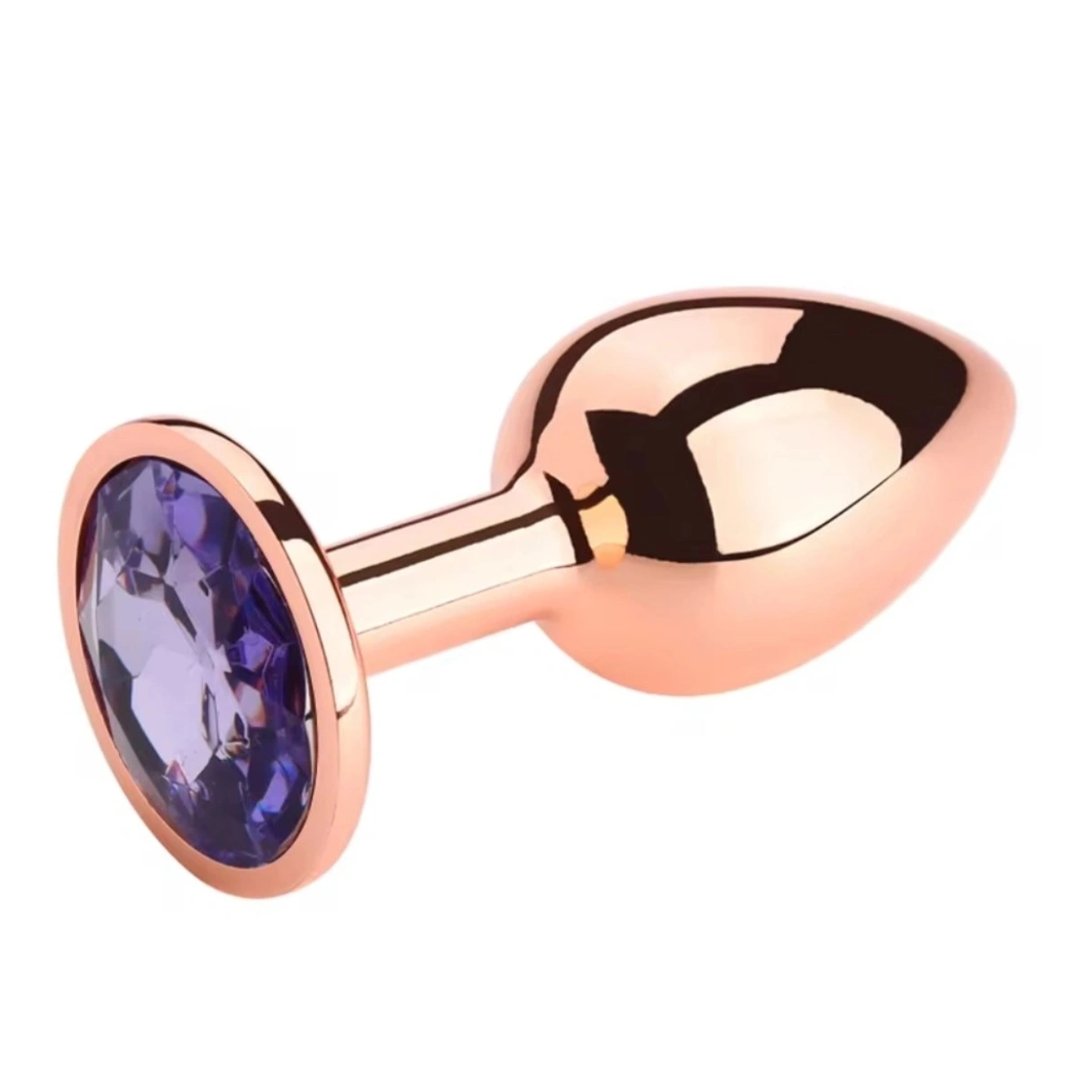 Dop Anal Charm Anal Plug Large, Rose Gold, Piatra Mov Deschis, Passion Labs 1 Dop Anal Charm Anal Plug Large, Rose Gold, Piatra Mov Deschis, Passion Labs